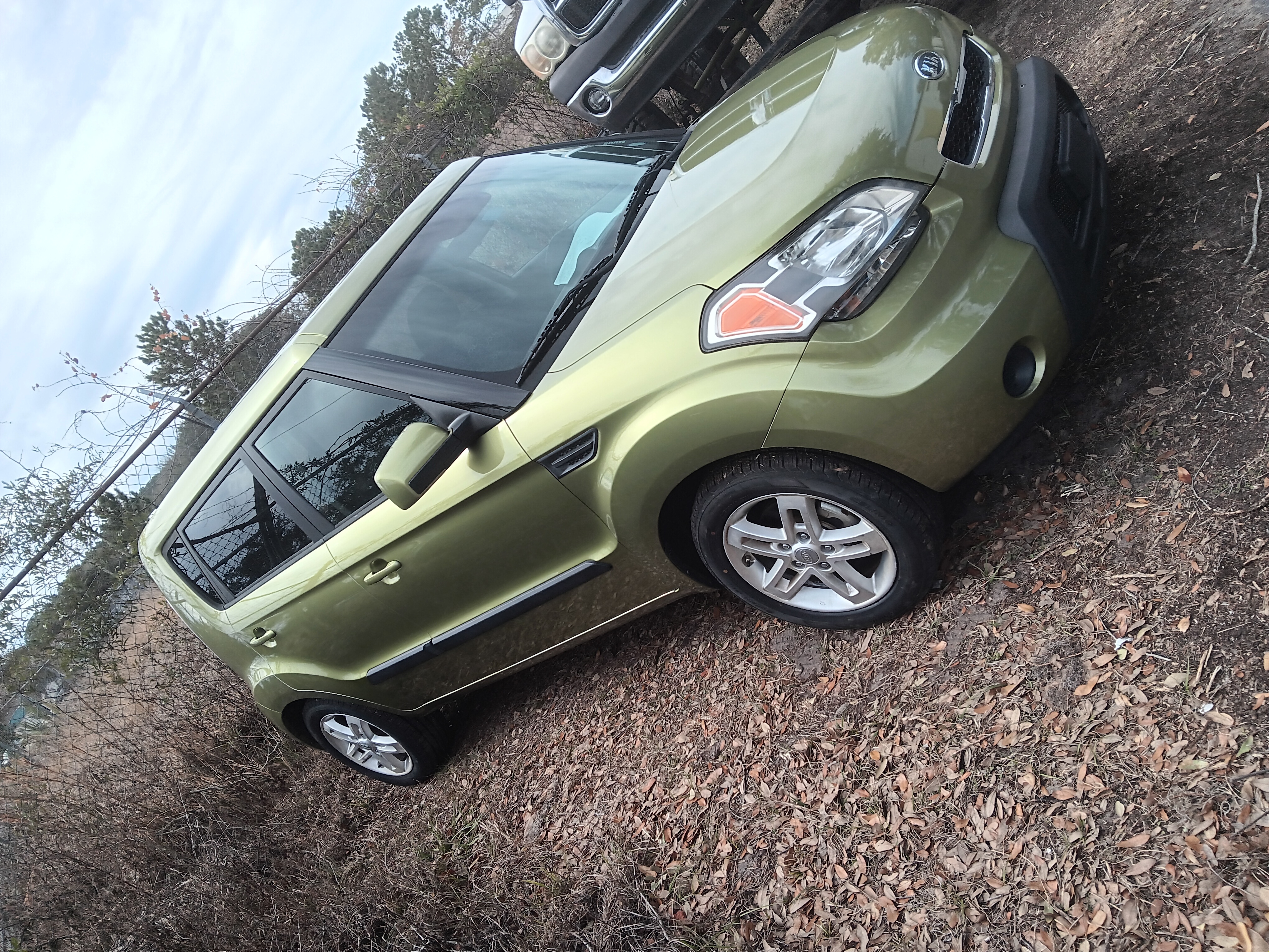 Kia Soul rear view after complete paint restoration at The Drip Auto Body